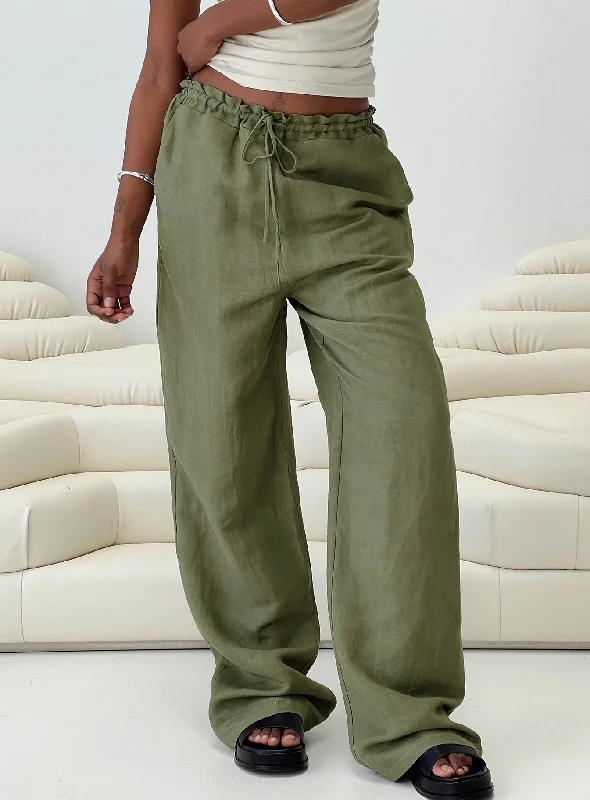 Fashion Forward Outfits La Palma Pants Khaki