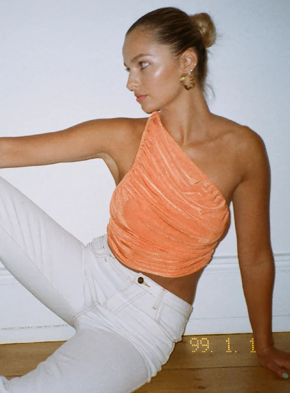 Discount Price The Goddess Crop Orange