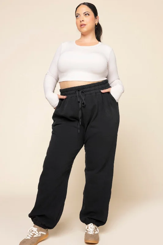 Signature Style Essentials Ooey Gooey Sweatpant - Black