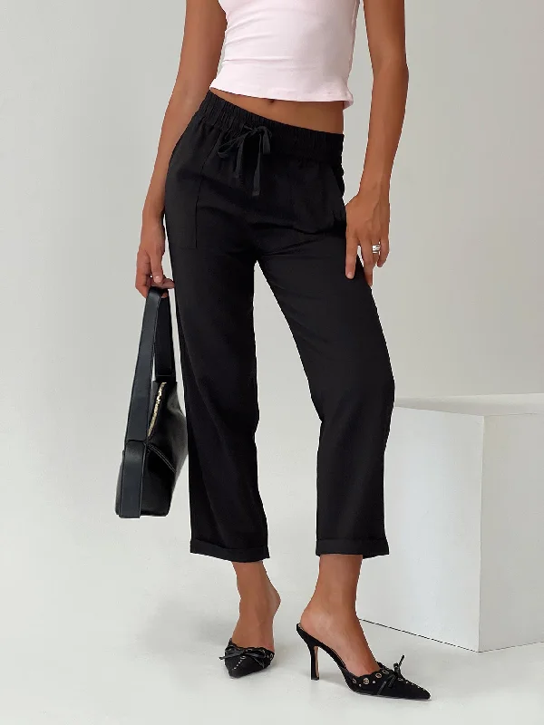 Women Wear Brands Tillas Cargo Pants Black