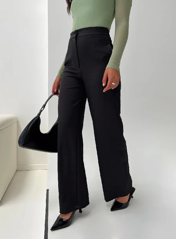 Trendy Women's Collection Burnette Pants Black