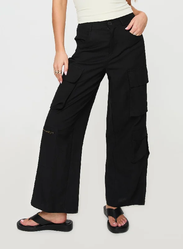 Attire Sale Humphrey Cargo Pant Black