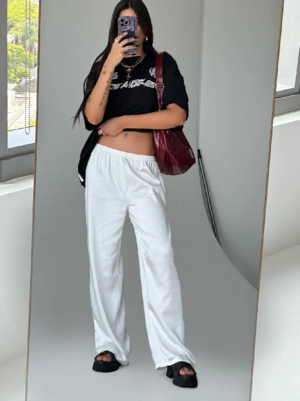 Trendy Attire For Her Nixie Pants White