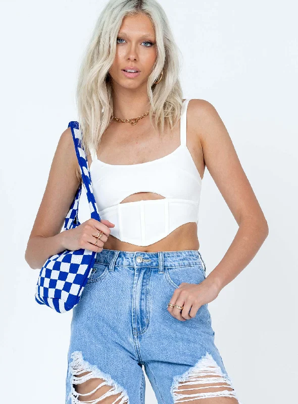 Online Boutique Clothing Haylen Top White