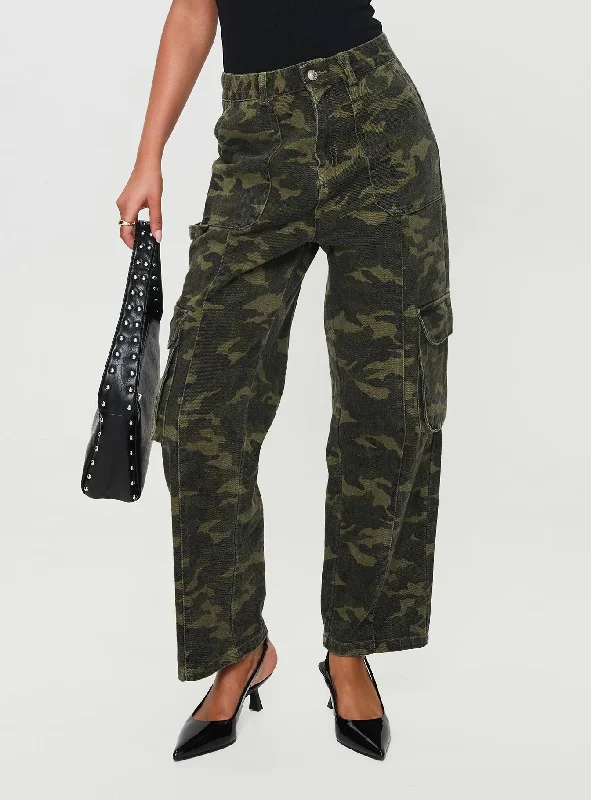 City Fashion Bodhi Utility Cargo Pants Camo