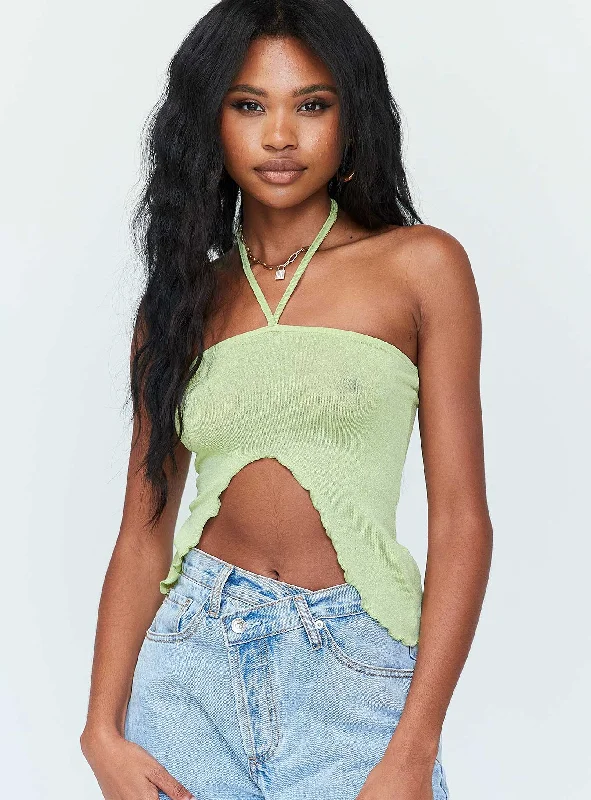 Online Boutique Clothing Gabriel Top Green