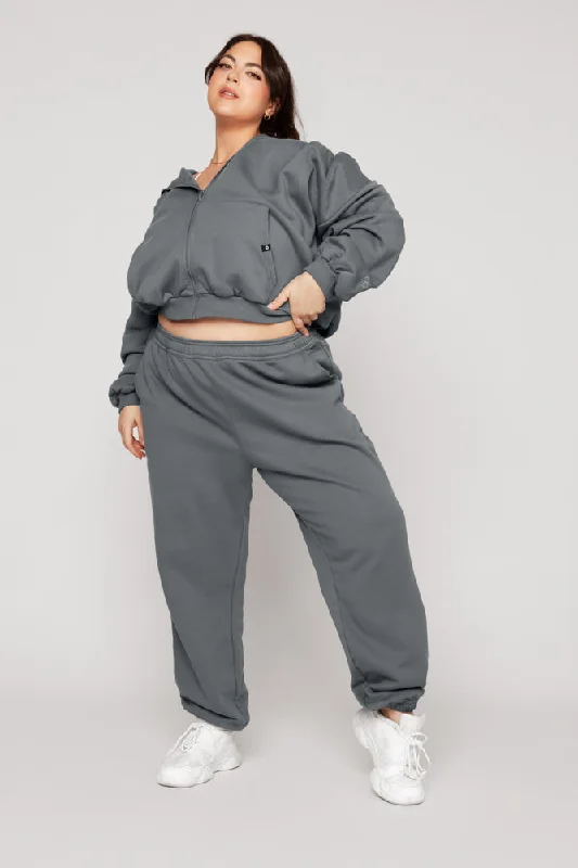 Chic & Cozy Collection Cloud Street Sweatpant - Smoke