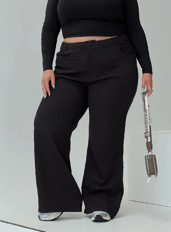 Flash Discount Lulu Pants Black Curve