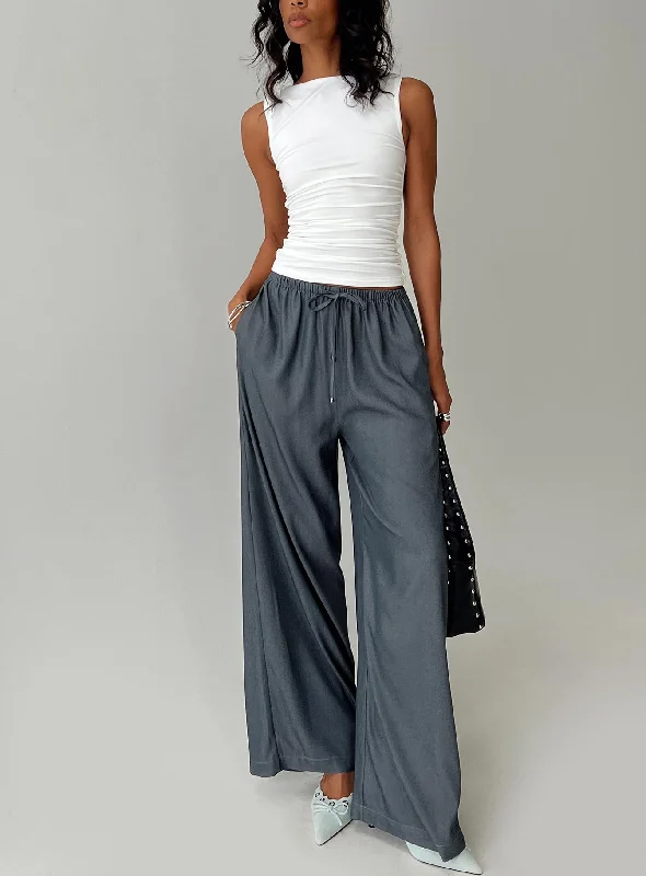 Everyday Fashion Tallilah Pants Dark Chambray