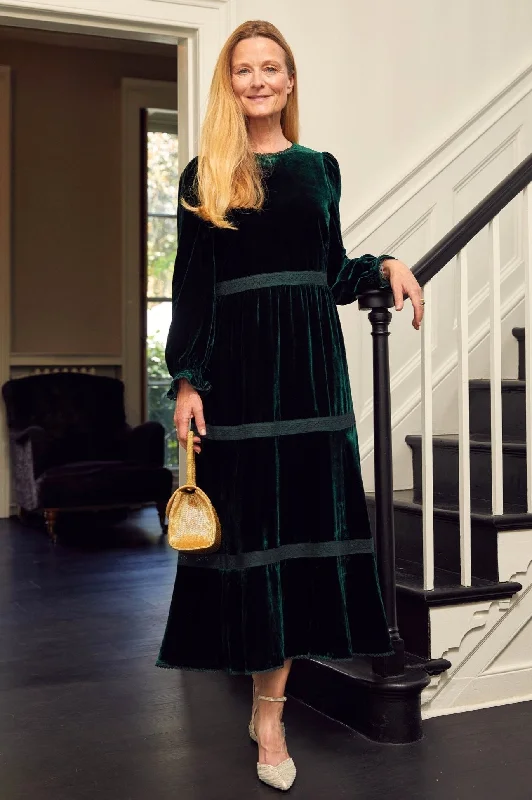 Get The Latest Trends Clara Dress | Emerald