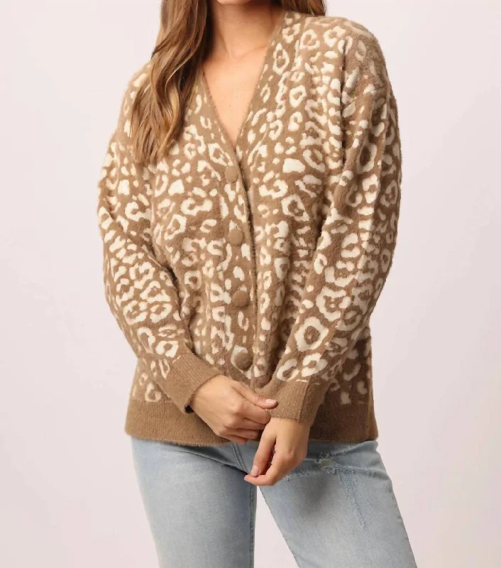 Flash Sale Event Makie Sweater in Two-Tone Animal