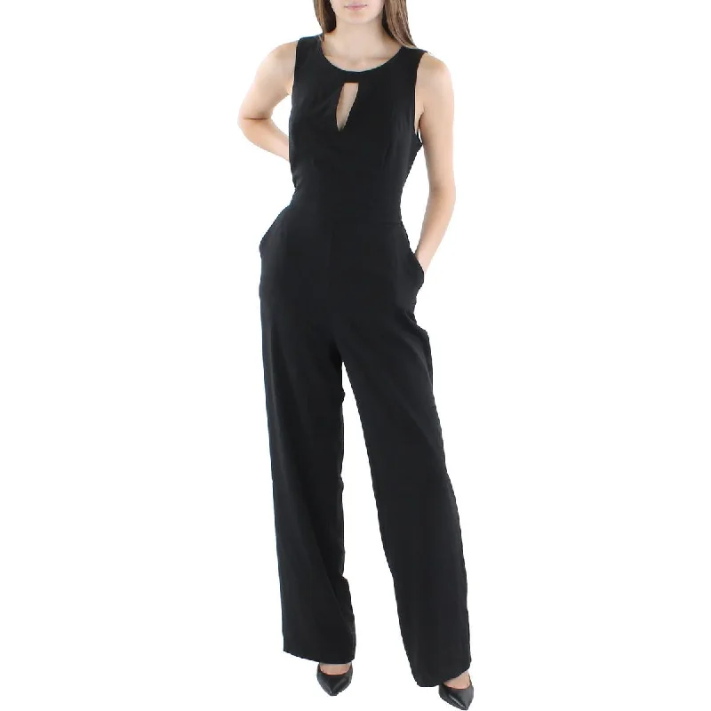 Rocker Chic Fashion BCBG Max Azria Women's Sleeveless Keyhole Jumpsuit