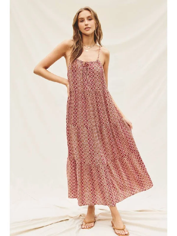 Street Style Fashion Free Spirit Cutout Midi Dress