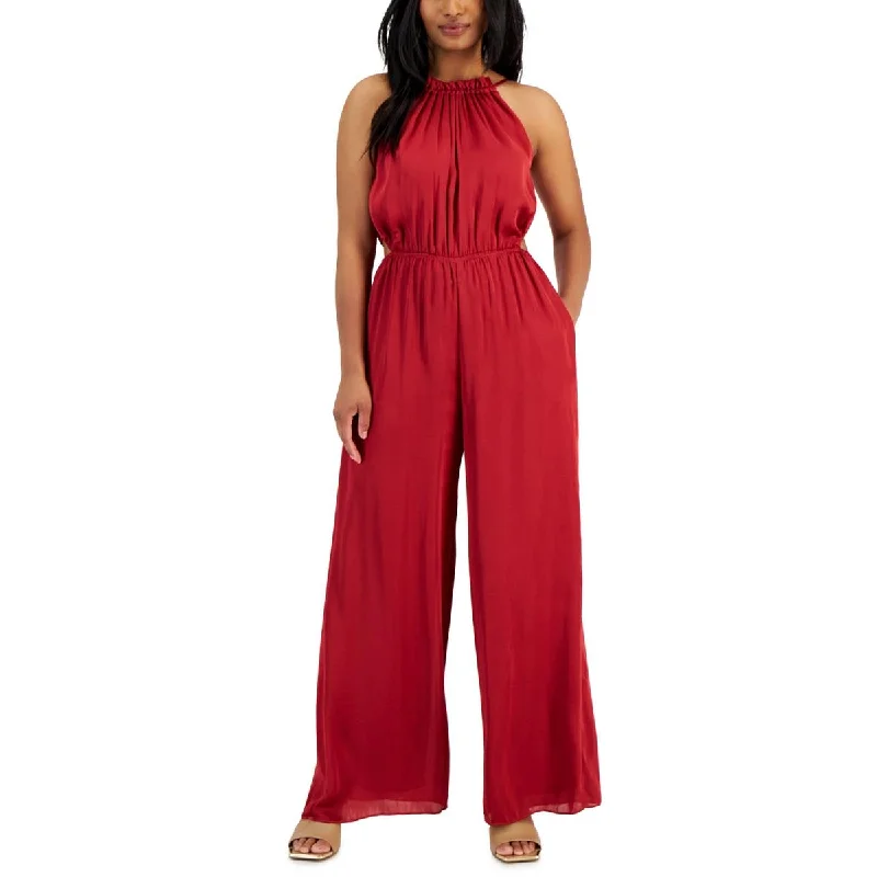 Unleash Your Style Taylor Womens Cut-Out  Jumpsuit