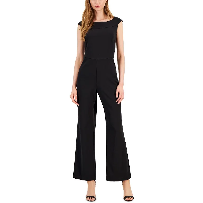 Mega Sale Connected Apparel Womens Solid Crepe Jumpsuit