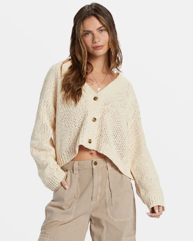 Women's Casual and Dressy Outfits Billabong Lennon Cardigan Sweater - DOVE