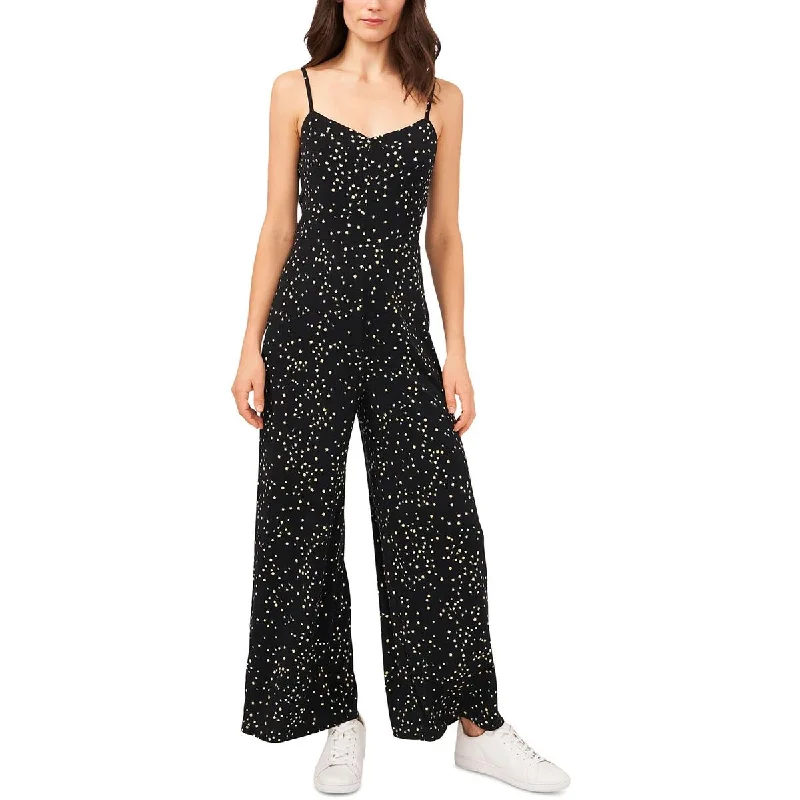 Casual Wear Riley & Rae Womens Sleeveless Floral Print Jumpsuit