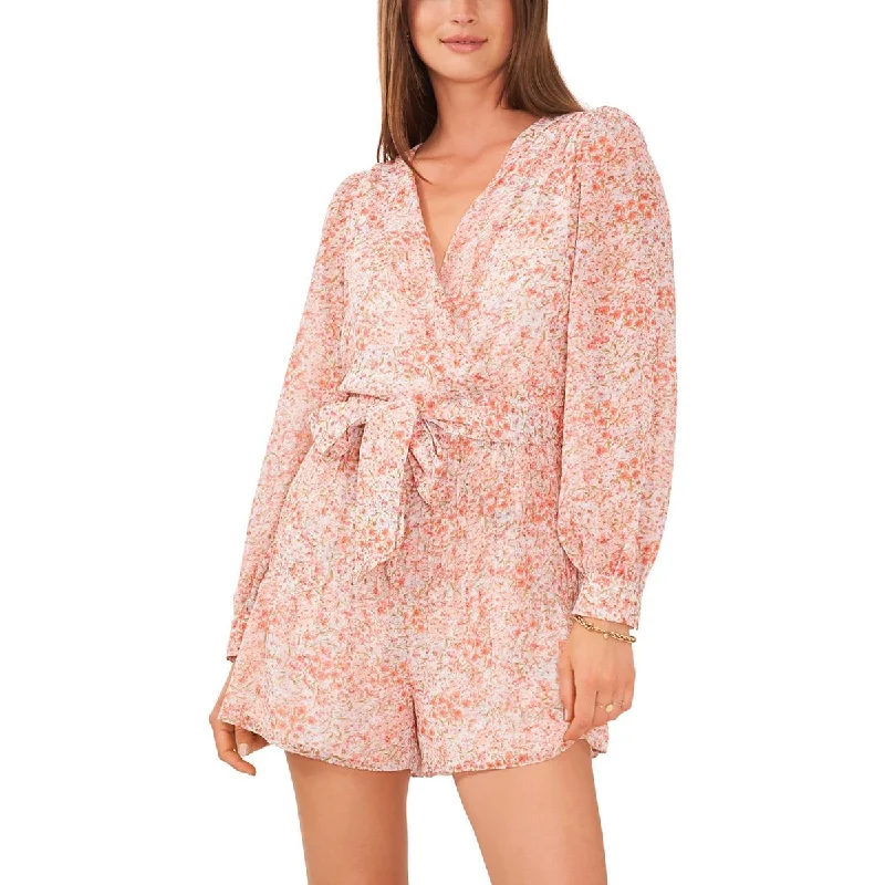 Forward Trendsetter 1.State Womens Chiffon Surplice Romper