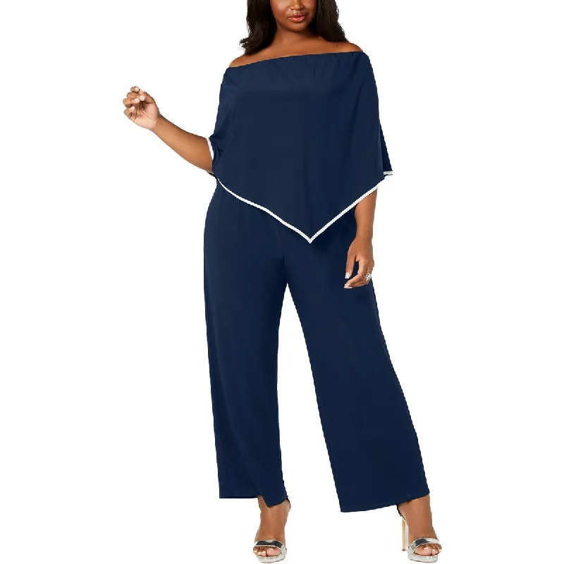 Flash Sale Now MSK Women Womens Plus Wide Leg Cocktail Jumpsuit