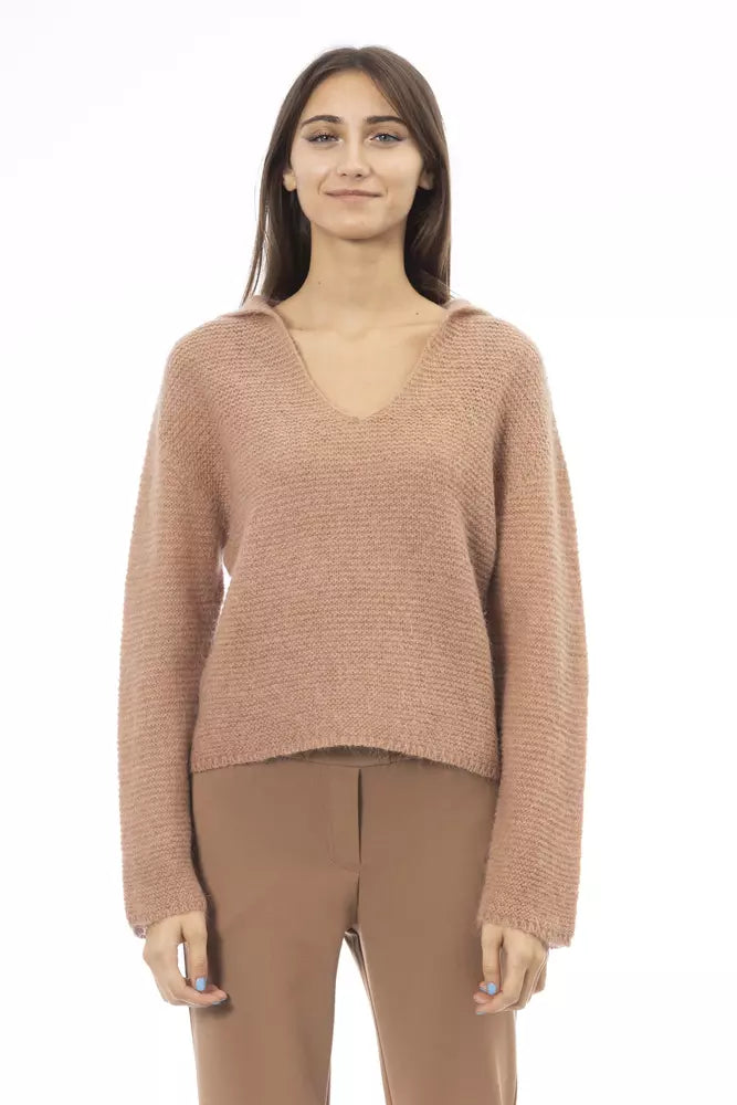 Elegant Simplicity Wardrobe Alpha Studio  Polyamide Women's Sweater