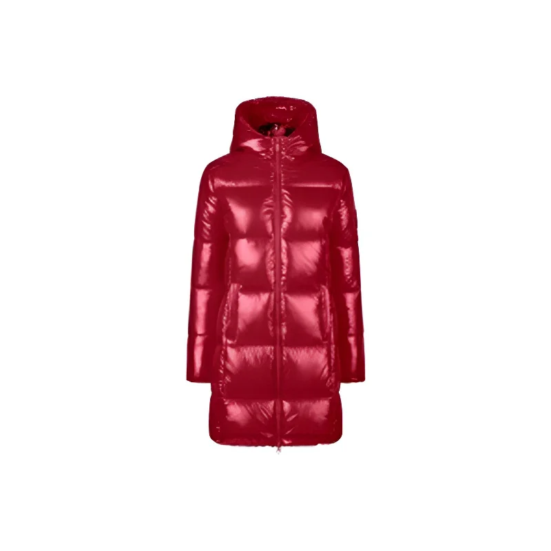 Elegant Style Women's Ines Hooded Puffer Jacket in Bloom Pink