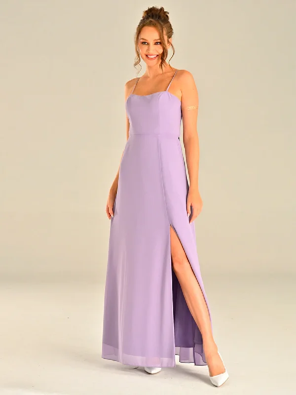 Redefining Women's Style Lavender Purple Dress Sleeveless Wedding Bridesmaid Guest