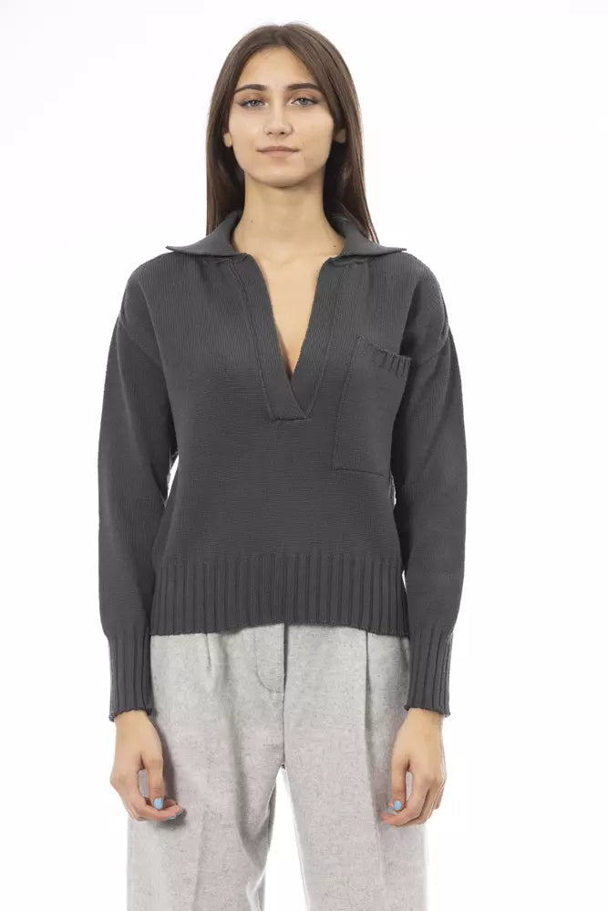 Comfort First Women's Wear Alpha Studio  Wool Women's Sweater