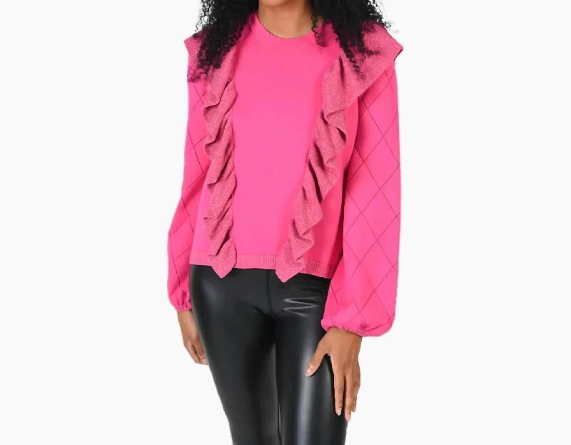 Online Boutiques Best Lillian Sweater In Fuchsia