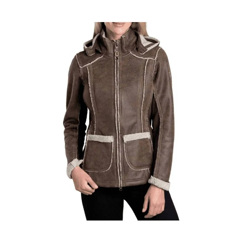 Top 10 Women's Online Clothing Stores Kuhl Women's Dani Sherpa Jacket - Oak