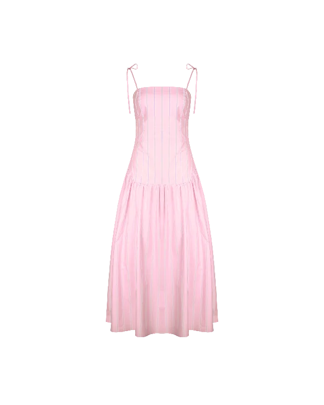 Stylish Basics TRULLI MAXI DRESS LILAC CANDY STRIPE