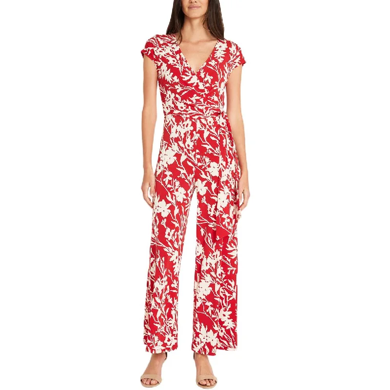 Online Boutiques Best Maggy London Womens Printed Matte Jersey Jumpsuit