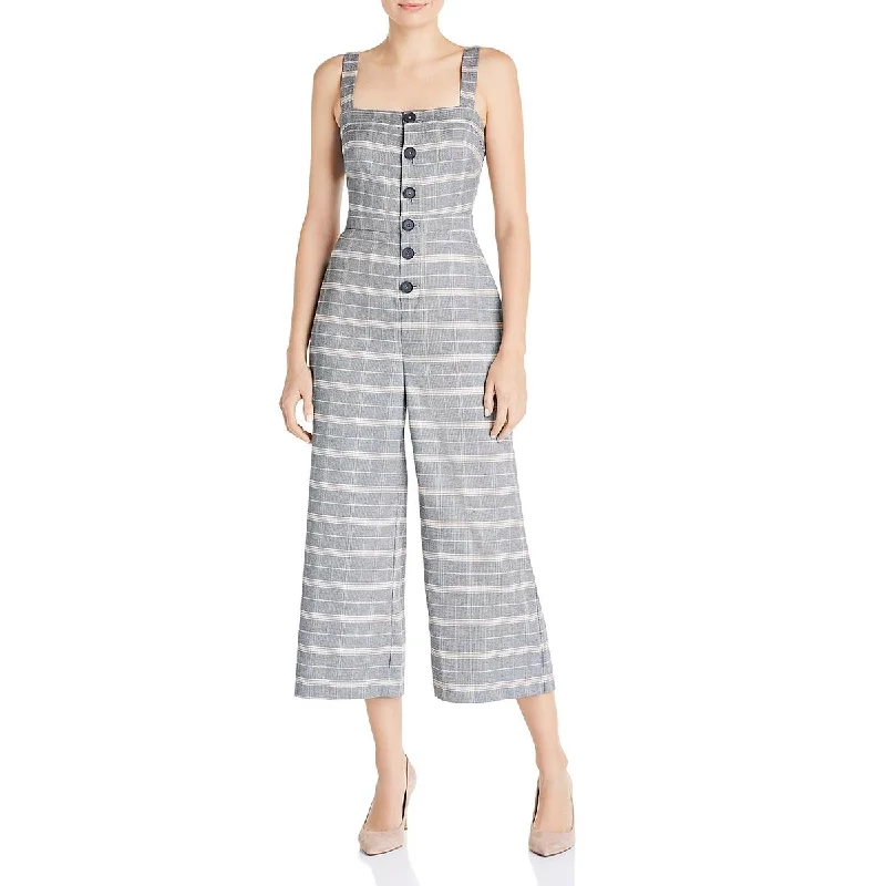 Best Online Boutiques For Women Cupcakes and Cashmere Womens Willa Plaid Checked Jumpsuit