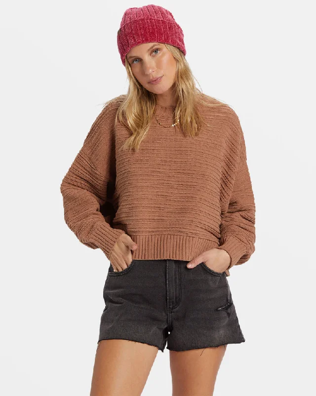 Timeless Women's Fashion Styles Billabong Evie Sweater - SHORELINE