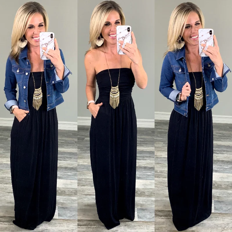 Shop Our Looks Your so Classic Pocket Maxi Dress