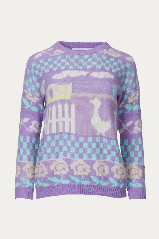 Relaxed Style Tallahassee Sweater In Violet