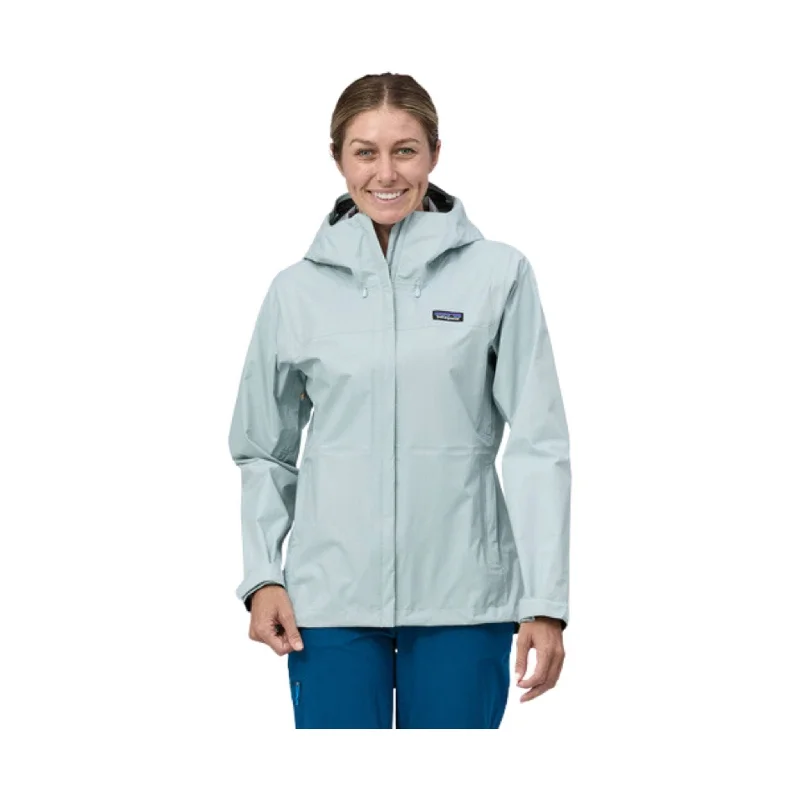 Women Online Clothing Boutiques Patagonia Women's Torrentshell 3L Rain Jacket - Chilled Blue