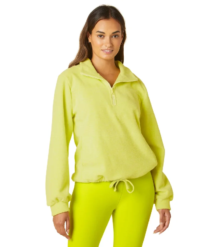 Unbeatable Prices Beyond Yoga New Terrain Pullover True Chartreuse