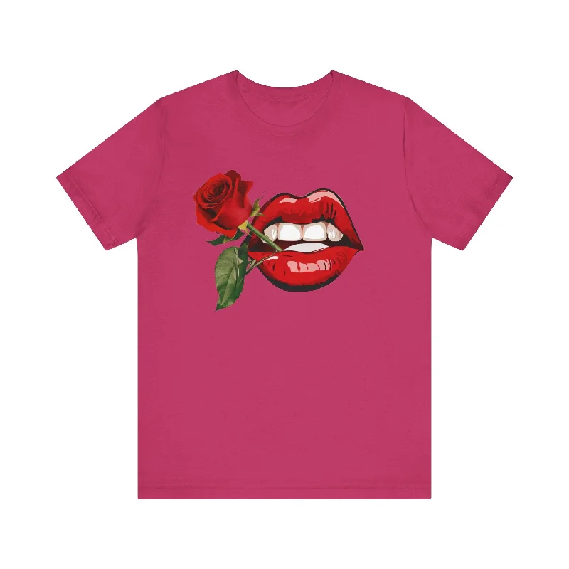 Trendy Boutique Online Rose Lips T-Shirt