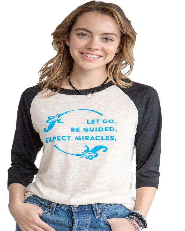 Enjoy Discount Expect Miracles Baseball Tee