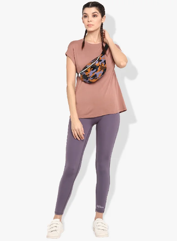 Trendy Street Style Sutra Split Back T-shirt