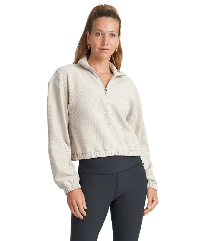 Women's Fashion Hotspots Thrive Societe Marlow Half Zip Pullover Stone