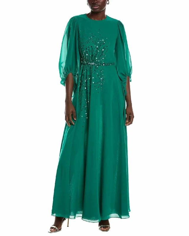 Winter Wardrobe Clearance Bianca Gown In Malachite