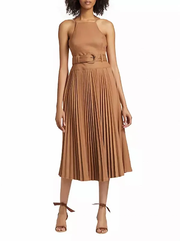 Comfortable Casual Women's Clothing Kami Dress In Cocoa