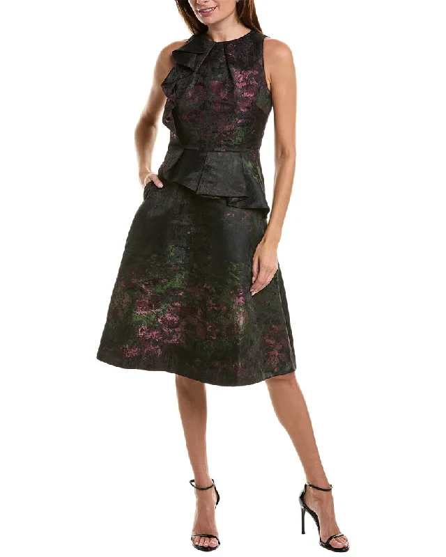 Fashion Forward, Function First Kay Unger Inga Jacquard Midi Dress