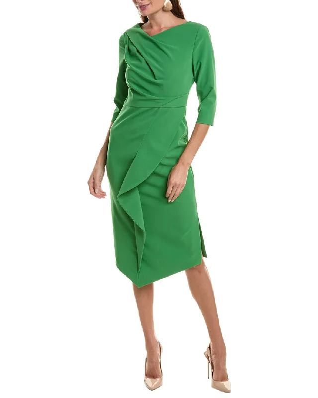 Fashion Frontiers Kay Unger Joelle Midi Dress