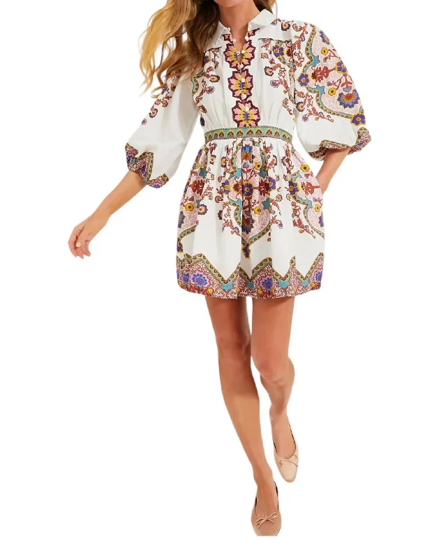 Discover Now Leigh Mini Dress In Lagos Print