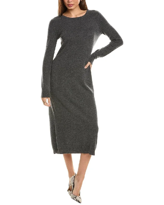 Women's Clothing for Every Season and Trend philosophy Bateau Neck Cashmere Midi Dress