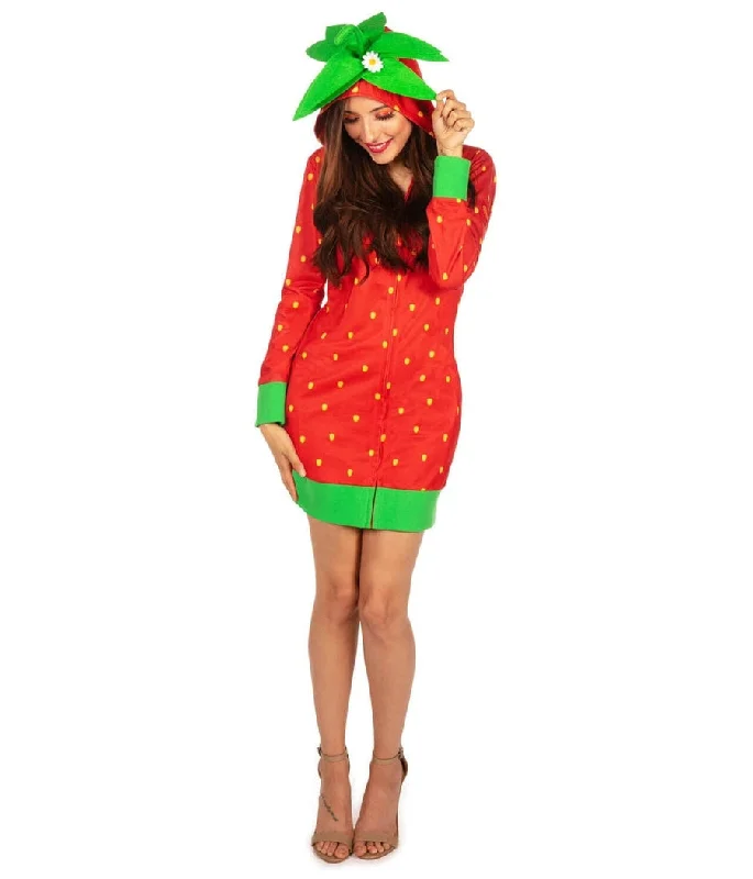 Plus Size Women's Fashion Strawberry Costume Dress