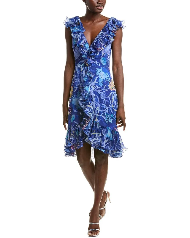 Must-Have Styles Tadashi Shoji Pleated Ruffle Dress