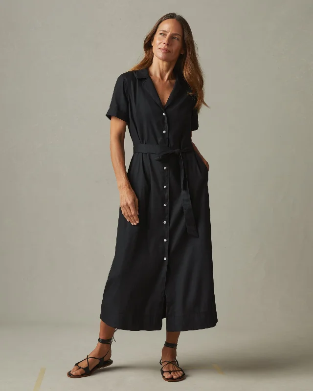 Vintage Women's Fashion Utility Dress - Meteorite